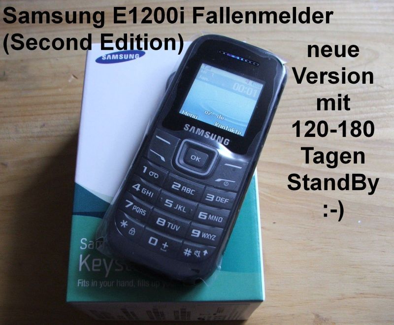 GSM Langzeit Fallenmelder - Fallenalarm E1200i Second Edition